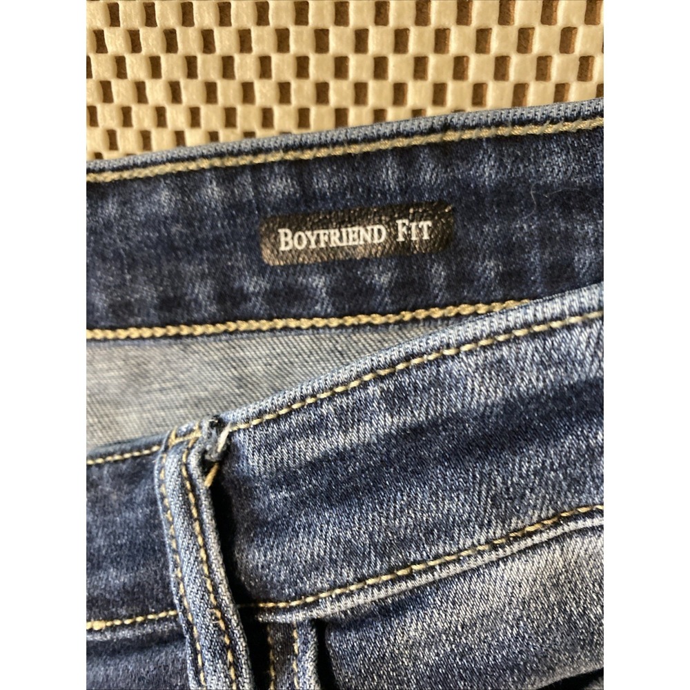 Judy Blue Boyfriend Fit Jeans Distressed‎ Women's Size 15/32 JB82156MD - Picture 4 of 6